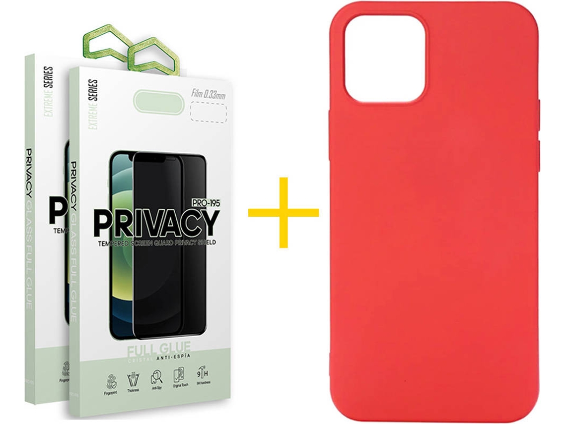 Capa + 2 Películas para iPhone 11 Pro SKYHE Vermelho
