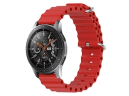 Pulseira De Silicone De Cor Sólida Estilo Oceano Para Samsung Galaxy Watch 46mm 22mm