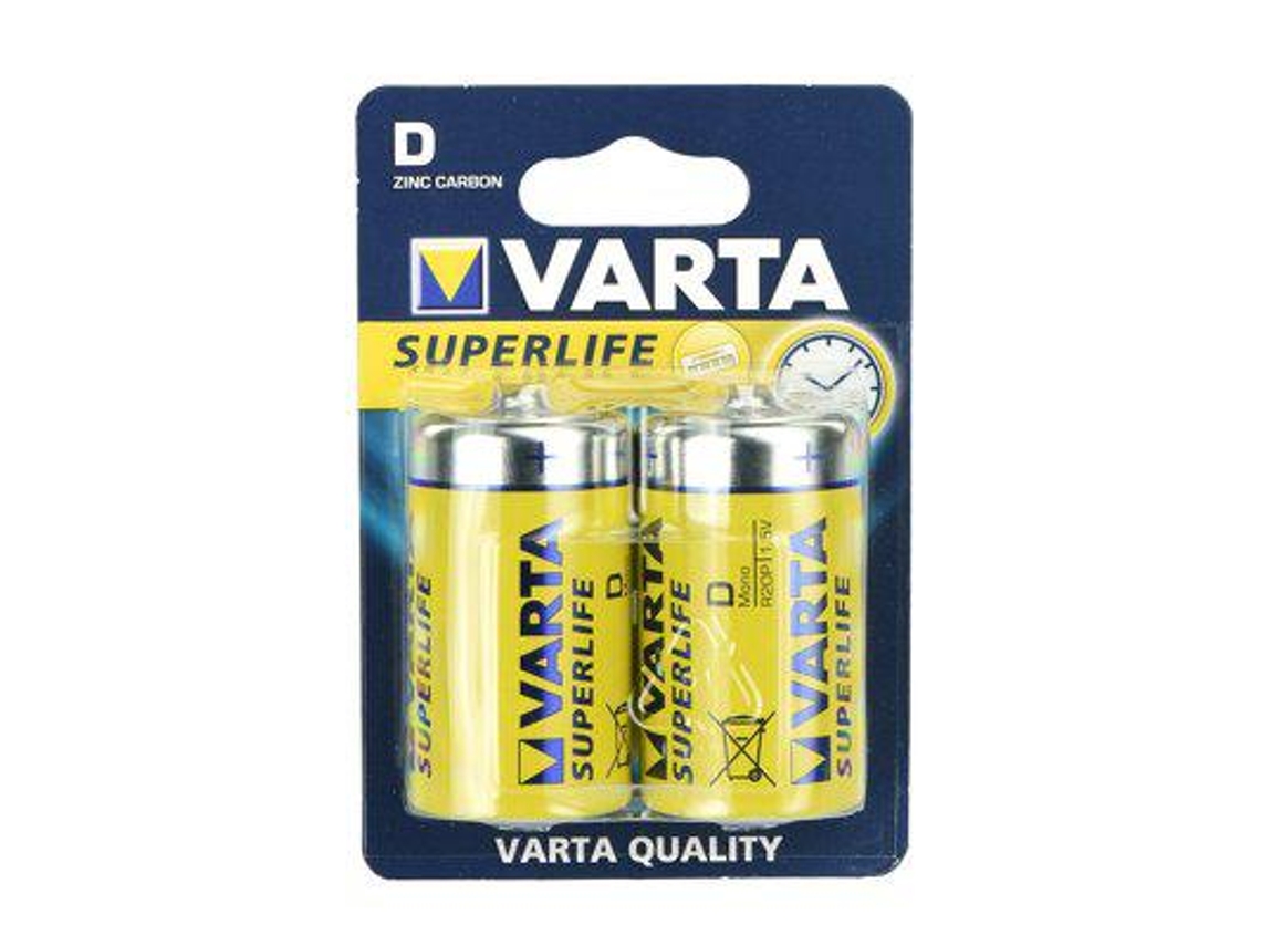 Varta R20 D Pilha Zinco-Carbono | Worten.pt