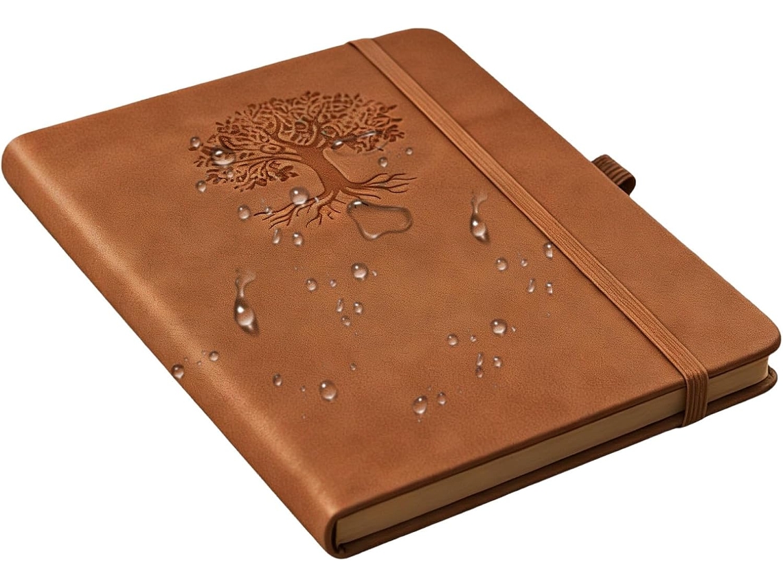 Organização, Caderno Pontilhado, Diário Com Capa De Couro Vintage, Cadernos Para Anotações, Escola, Negócios