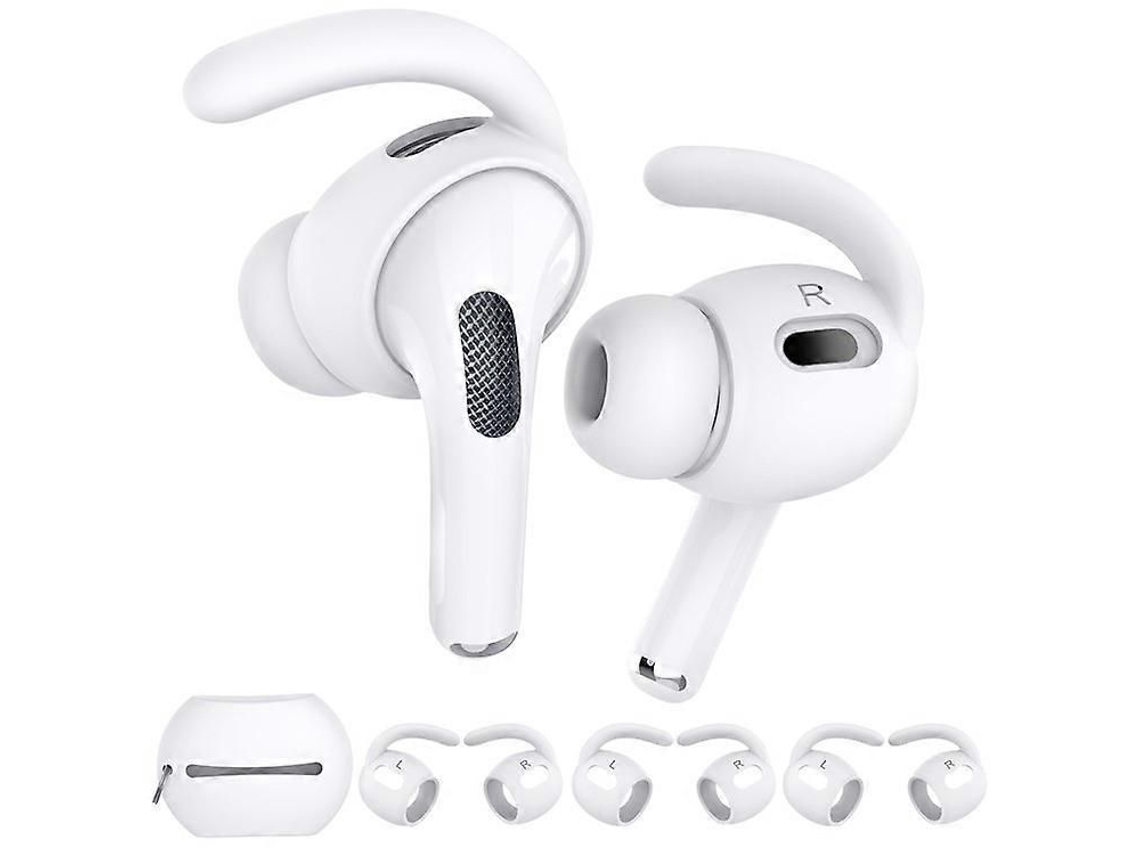 Ahastyle Pt189 3 Pares de Ganchos Orelha Compatíveis com Airpods Pro 2 Pontas Silicone Antiderrapantes Esto Jo Armazenamento GOKOCO (tamanho: G)