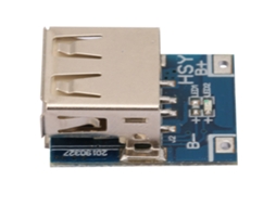 10pcs placa de proteção de carregamento e descarregamento de bateria USB 5V 1A módulo boost