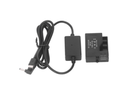 Adaptador De Batería Falsa Lp E8 Dr E8 Para Cámaras T2i T3i T4i T5i 700d 650d 600d 550d Kiss X4 X5 X6i X7i Com Usb-c