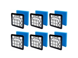 Conjunto de 6 Filtros para Aspirador de Pó Compacto Fc8010/01, Fc9331/09 e Fc9332/09, com Motor de Espuma Fc8010 BRILVIBERA