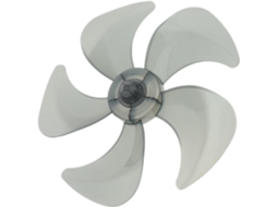 Hélices De Reposição Para Ventilador Vertical, 5 Unidades Na Cor Cinza, 35 Cm, Feitas De Plástico Leve.