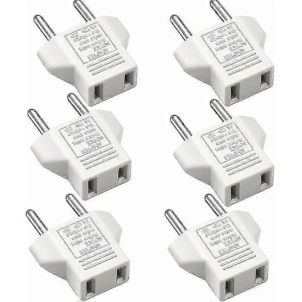 Na/6 Pcs Eua Para Soquete Adaptador Ue