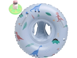 Boia De Natação Para Bebês Com Escorregador Aquático Inflável - Boia De Piscina Inflável De Dinossauro Com Assento Para Bebês -aquaforge