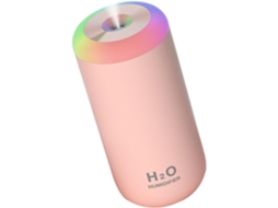 Umidificador De Ar Mini De 350ml Com Luzes Led Coloridas E Função De Difusão.