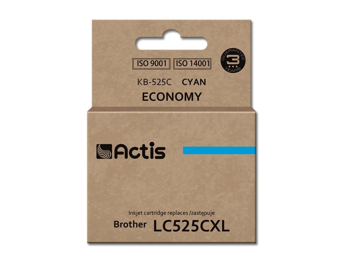 ACTIS Kb-525C Tinteiro 1 Unidades Compatível Rendimento Padrão Ciano