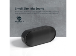 Aetheria altavoz Wireless Oraimo Obs 31s Ultra portátil Estéreo Bt com Design Retro Preto