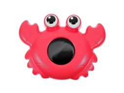 Banheira De Bebê Com Desenho Animado, Monitor Digital De Segurança, Vermelho, 12,00 X 9,00 X 3,50 Cm, Silicone, 1 Peça Olysi Shop