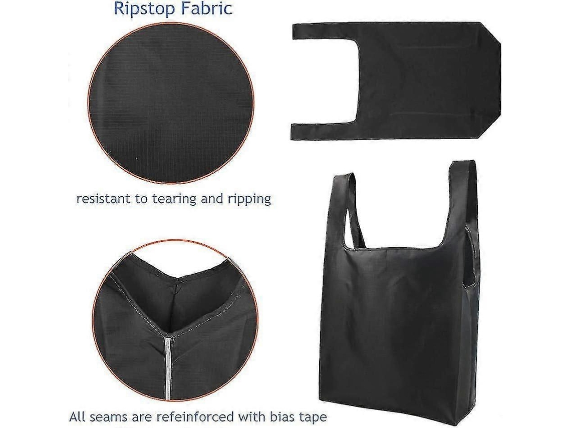 Bolsa De Compras Dobrável, Reutilizável E Resistente, Com Grande Capacidade