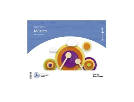Livro Quadern Musica 1r.primaria. Nou Acords. Valencia 2022 Da Editorial Voramar De Desconocido (espanhol)