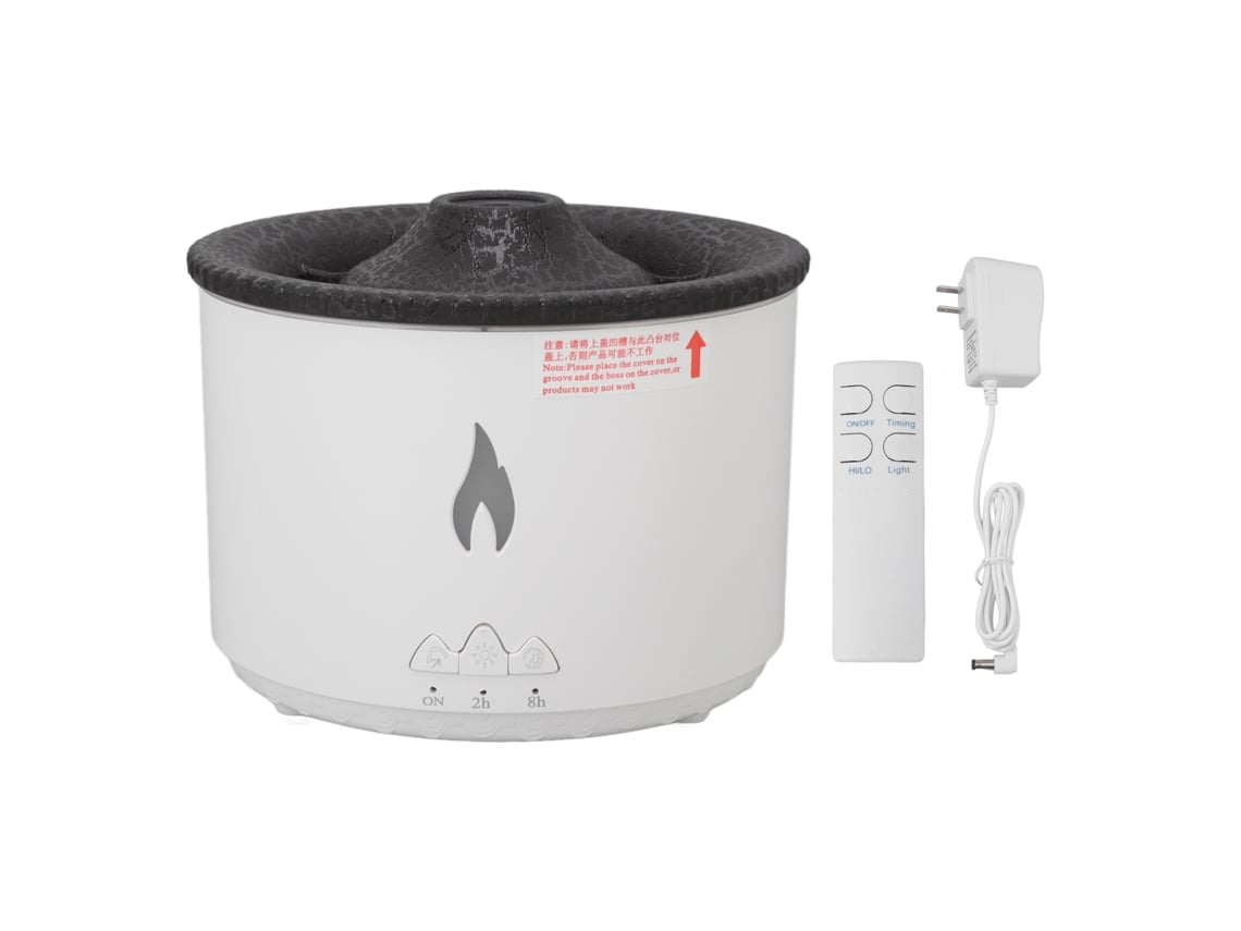 Difusor de Aromaterapia com lâmpada de chama e spray EOOCOO
