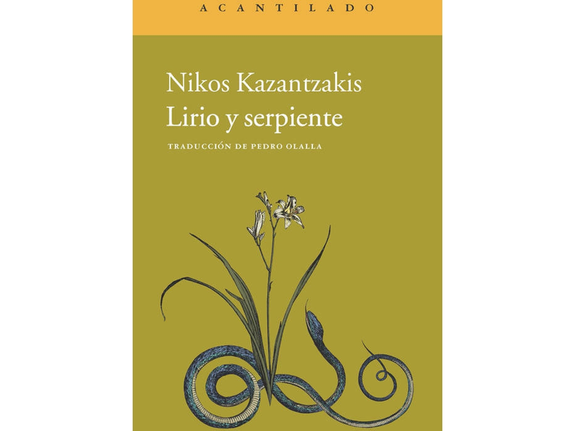 Livro Lirio Y Serpiente de Nikos Kazantzakis (Espanhol)