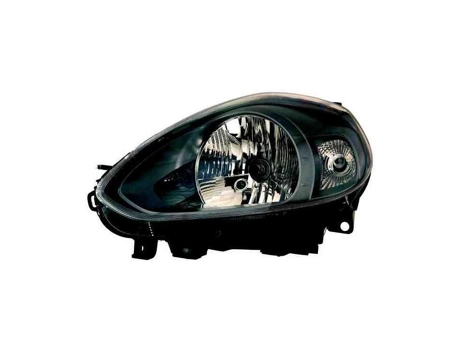 Farol Esquerdo Eletrico Fiat Punto Evo 09> Mascara Preta