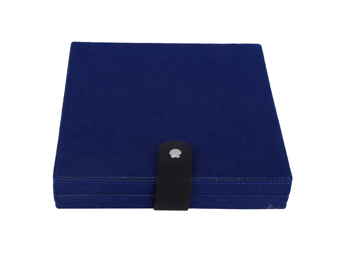 Estojo Para Tesouras De Cabelo Profissional Bolsa De Armazenamento Para Barbearia Uso Em Salão De Beleza Azul