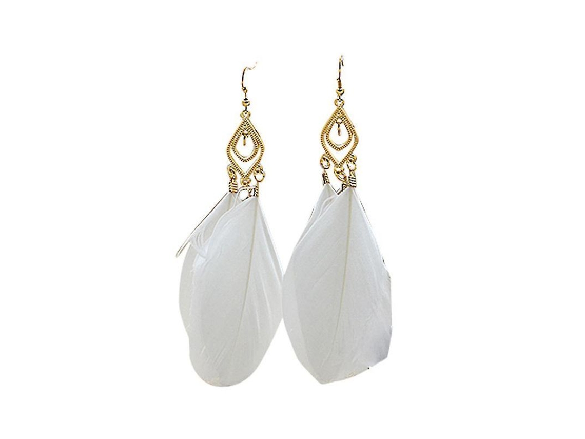 2026 aretes Colgantes de Plumas Elegantes para Mujer Farfi, Ideal para Bodas, Fiestas Y Regalos