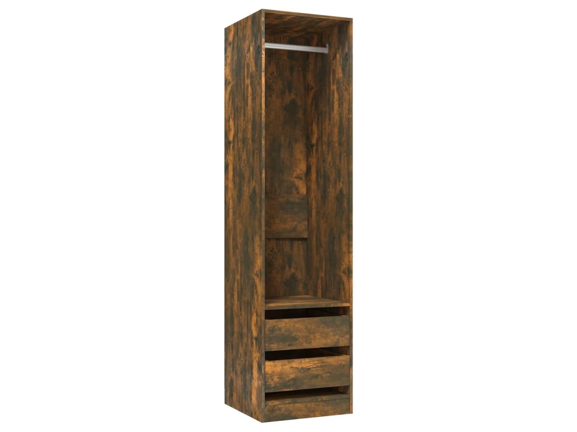Conjunto 1 Wardrobe, Wardrobes Vidaxl Marrom Madeira Processada (50 X 50 X 200 Cm)