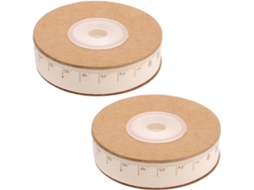 Lurelia Fita Métrica Adesiva 2 Rolos 5cm Algodão Para Costura E Artesanato