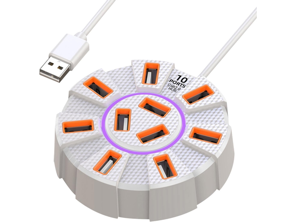 Hub Usb De Transferência Rápida Com Saída 4k E Várias Portas Usb-c