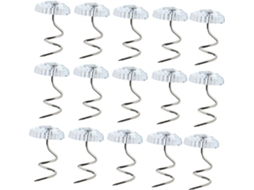 Conjunto Ukcoco com 60 tachas transparentes antiderrapantes para capas de edredom, ideais para fixar edredons e camadas.