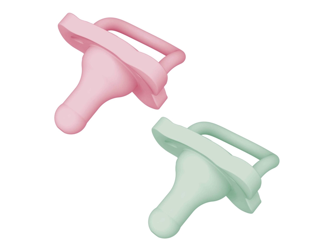 Pack Chuchas De Silicone 0m Rosa E Verde Dr. Browns