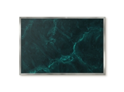 Magnetic Board Black Marble For The Living Room Espelharte (60x40 Cm)
