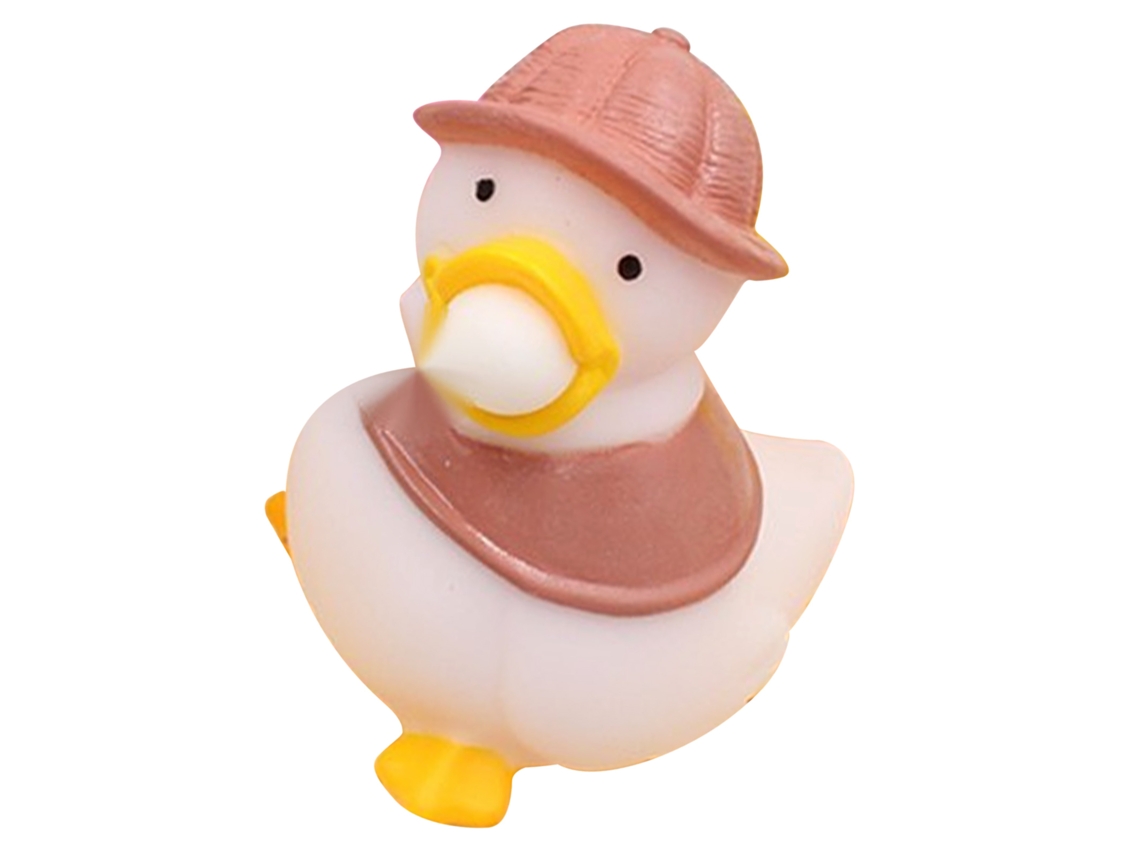 Bola antiestresse de pato com bolhas macias e elásticas, redutora de ansiedade para crianças e adultos, marrom.