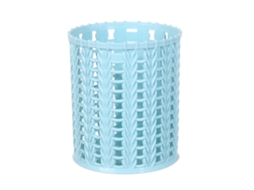 Porta lápis Estilo Rattan Grande Capacidade Azul | S/MARCA