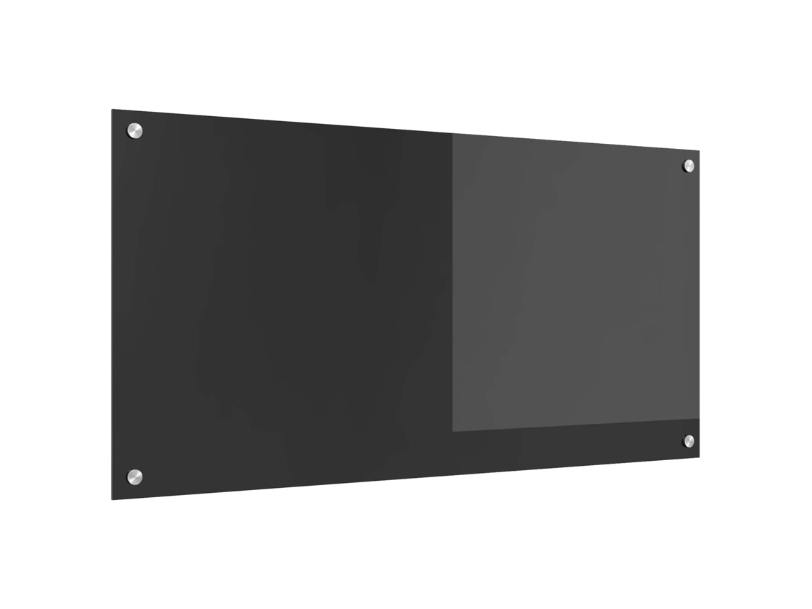 Vidaxl Painel De Cozinha Cinza Escuro 100 X 50 Cm Vidro Temperado