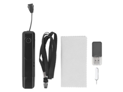 Câmera Corporal Portátil Hd 1080p De Largo Ângulo Gravador Dv Mini Com Redução De Ruído E Leitor De Cartão 8g