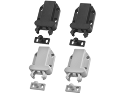 Kichouse Conjunto De 4-fechos Pressão Com Trava Automática Para Armários E Móveis, Plástico Abs, Confiáveis E Seguros
