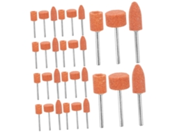 Kit De 42 Pedras Abrasivas Alipis Para Ferramentas Rotativas, Acessórios De Lixamento E Polimento, Grão 1 8, Formatos