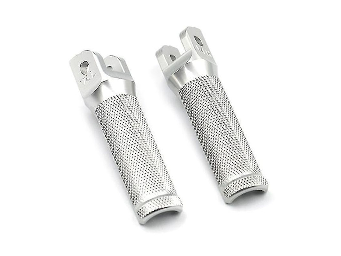 Pés de pedal Dianteiro para Ducati Panigale V4 899 959 1199 1299 Streetfighter V4 em alumínio CNC, cor prata.