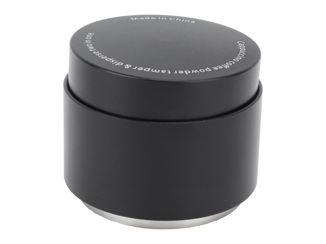 Distribuidor De Café Tamper 51mm 3 Em 1 Aço Inoxidável Profissional Mão Altura Ajustável Cabeça Dupla Nivelador Waffle Grid