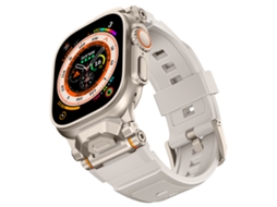 Bracelete para Apple Watch 42/44/45/46/49mm XIAOMOYU Luz Estelar de Titânio