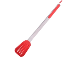 Pinça Multifuncional De Silicone Antiderrapante Para Churrasco, Bifes, Costeletas E Pratos Quentes 1 Unidade, Vermelha