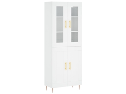 Armário Alto 69,5x34x180 Cm Derivados de Madeira Branco MAISON EXCLUSIVE