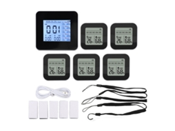 Monitor Temperatura E Humidade Tuya 5 Subdispositivos