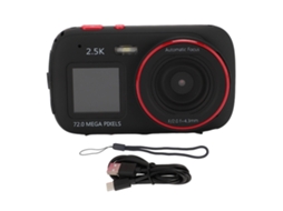 Aetheria câmera Digital 72mp Tela Dual Zoom 16x Portátil para Viagem Vlog Preta
