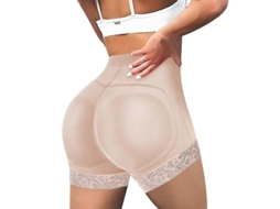 Calcinha modeladora com enchimento falso para levantar o bumbum, modelo 2026, para mulheres.