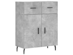 Sideboard, Sideboards Vidaxl Cinzeto Madeira Processada (n/a)