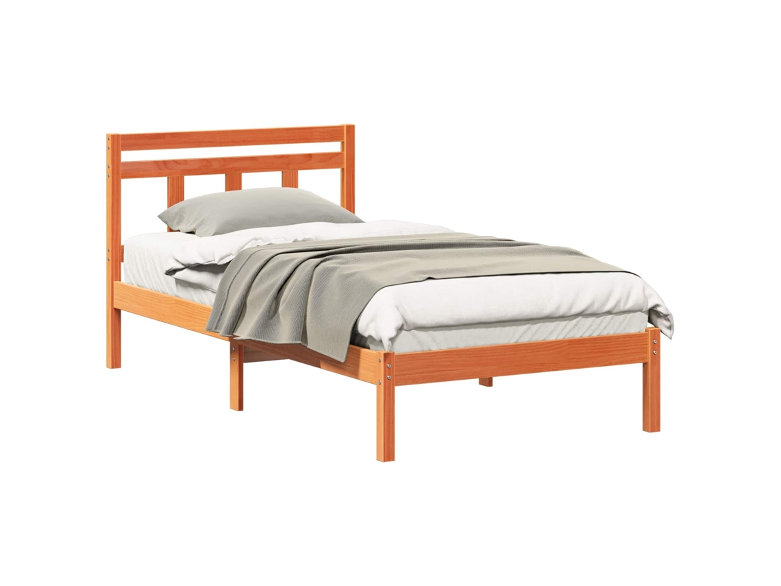 Estrutura da Cama Castanho 90 X 200 Cm MAISON EXCLUSIVE