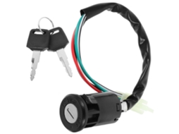 Interruptor De Ignição De 4 Pinos Com Chave Para Scooter