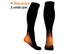 (laranja, Um Par, Tamanho P) Meias De Compressão, Compressão Progressiva De 20-30 Mmhg, Adequadas Para Corrida.