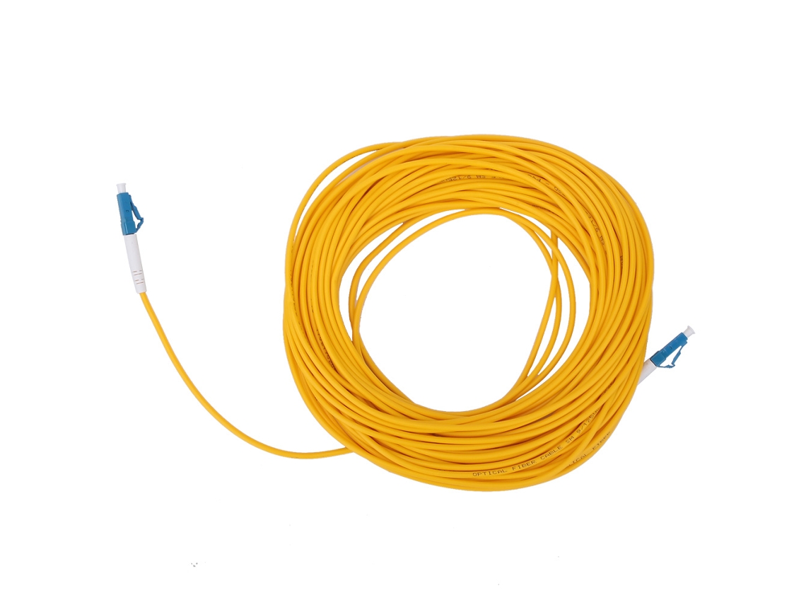Laxiscreed Cabo De Fibra Óptica Monomodo De 20 Metros Com Interface Lc/upc Para Ligações Eficientes