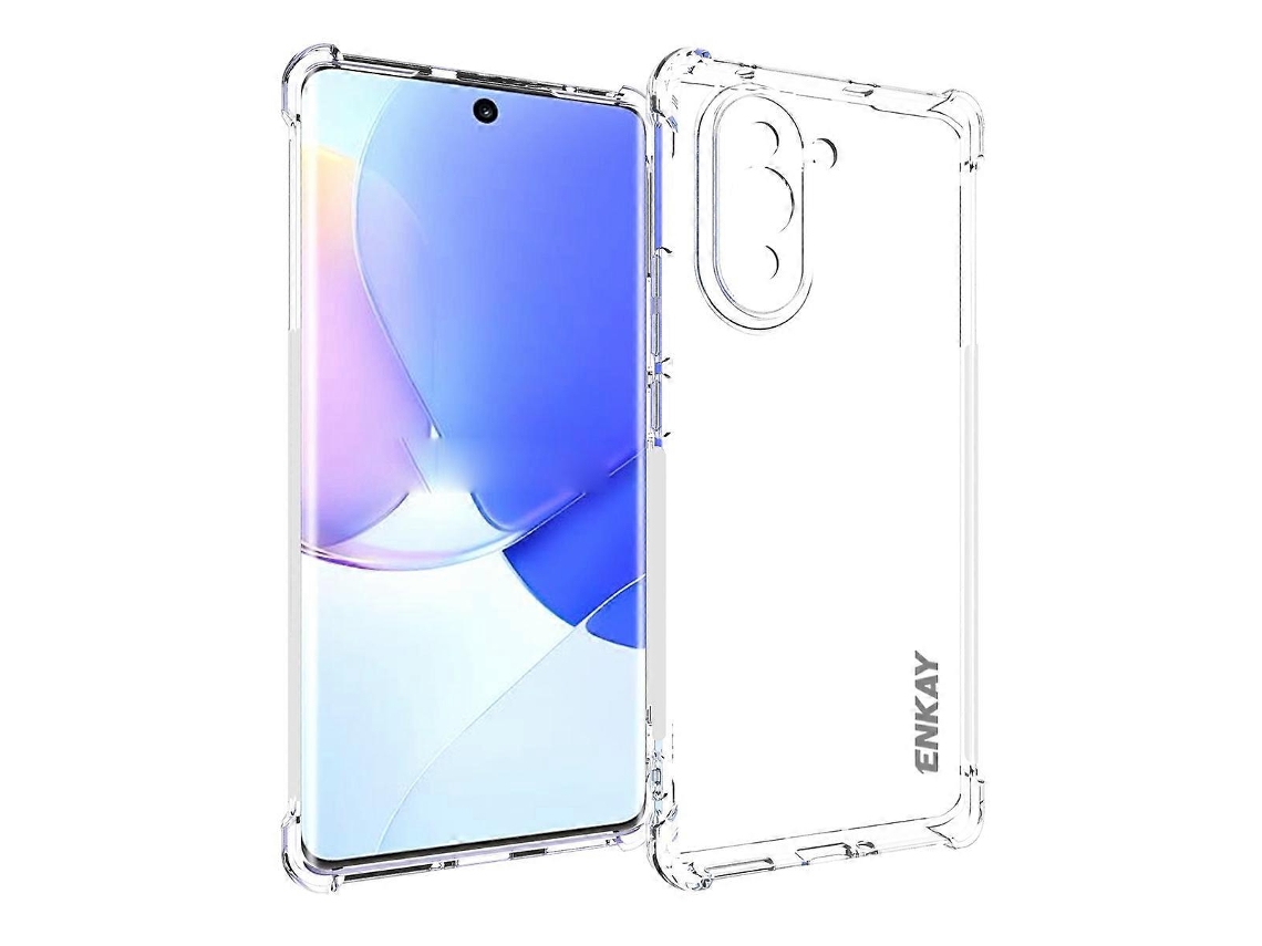Capa De Celular Transparente De Tpu À Prova De Choque Para Huawei Nova 10 4g Enkay