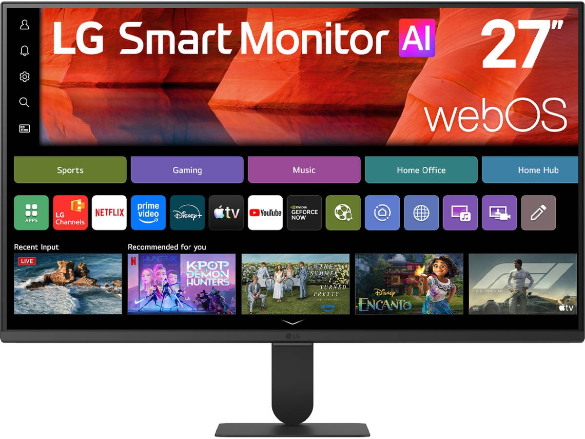 Monitor Smart LG 27U511SB-B (27'' - Full HD - 5 ms - 120 Hz)