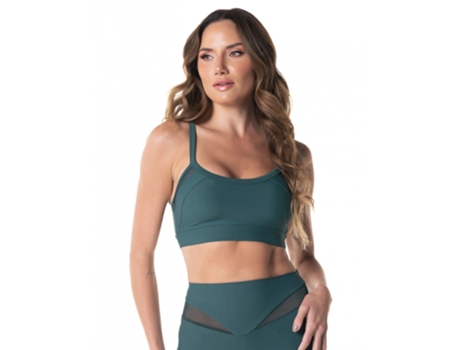 Top de Mulher VESTEM Aerobic Palace Verde (S)